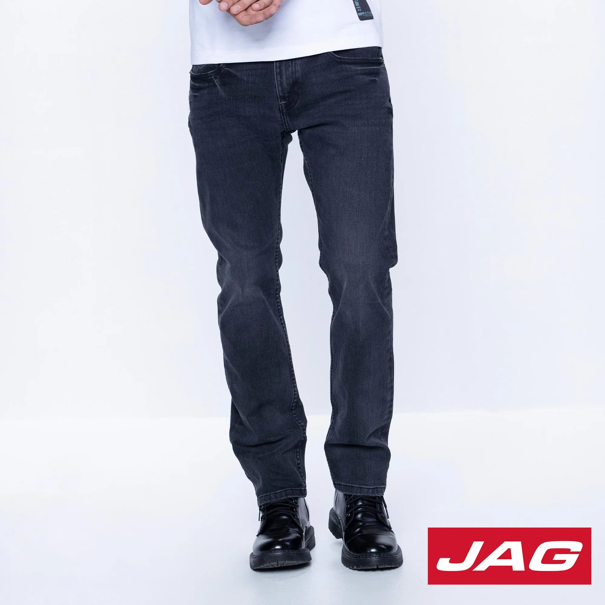 Jag Men's Tapered Jeans 30 Inseam in Steel Wash