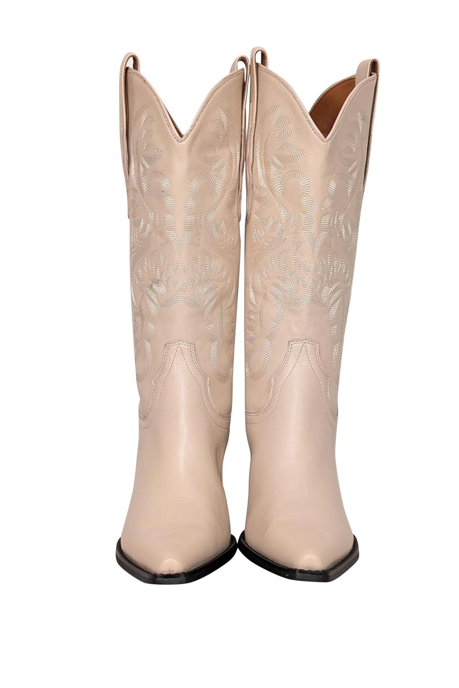 Jeffrey Campbell - Cream Western Tall Boots Sz 10