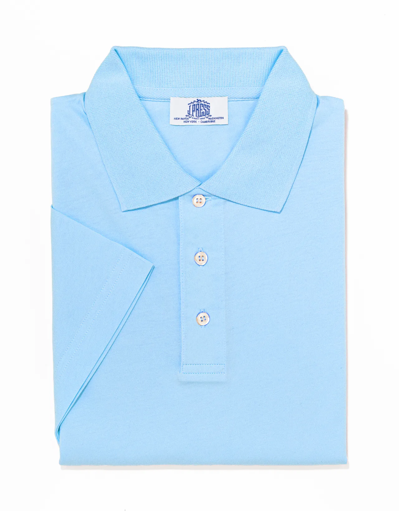 JERSEY POLO SHIRT - BLUE