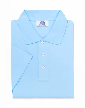 JERSEY POLO SHIRT - BLUE