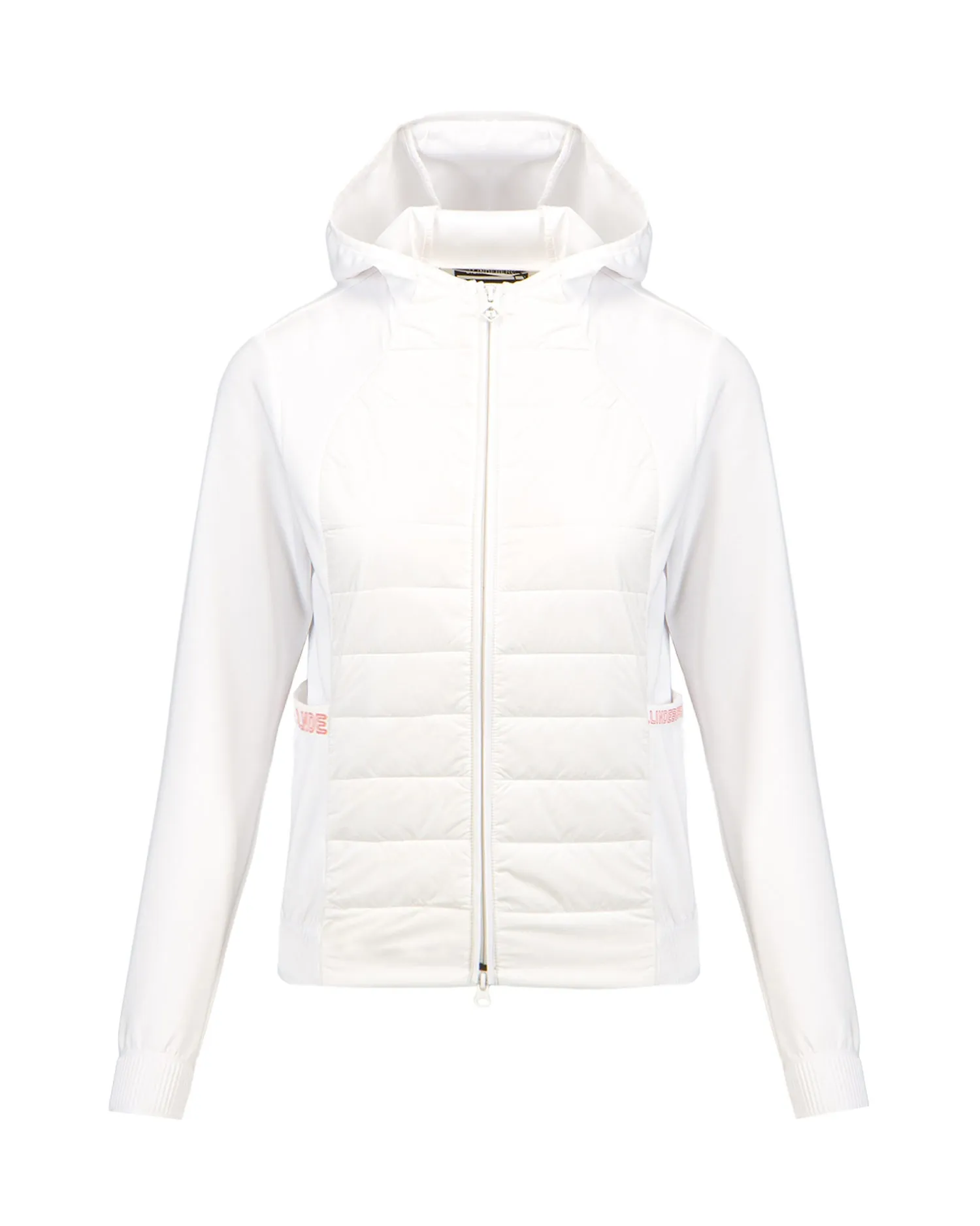 J.LINDEBERG W KEISHA HYBRID HOOD JACKET AWOW06452-white