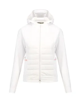 J.LINDEBERG W KEISHA HYBRID HOOD JACKET AWOW06452-white