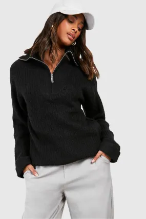 Shop Funnel Neck Jumpers & Cardigans at boohoo