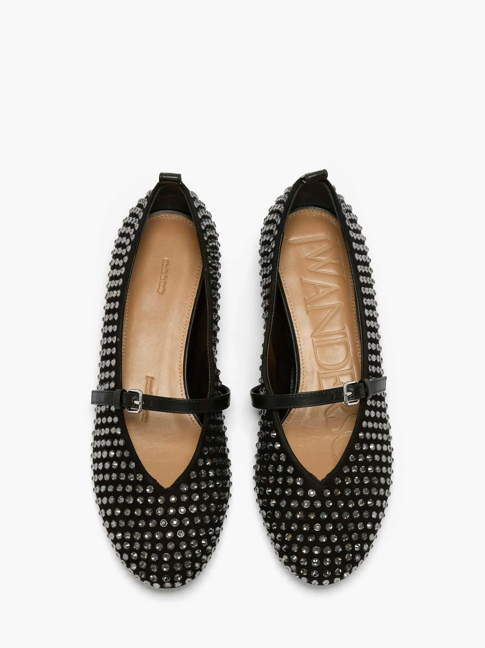 JW Anderson   Strass Ballerina Flat