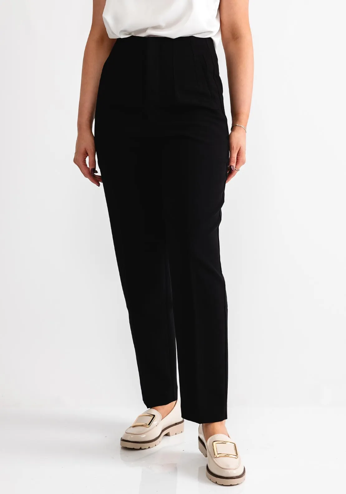 Kaffe Heila High Waist Trousers, Black