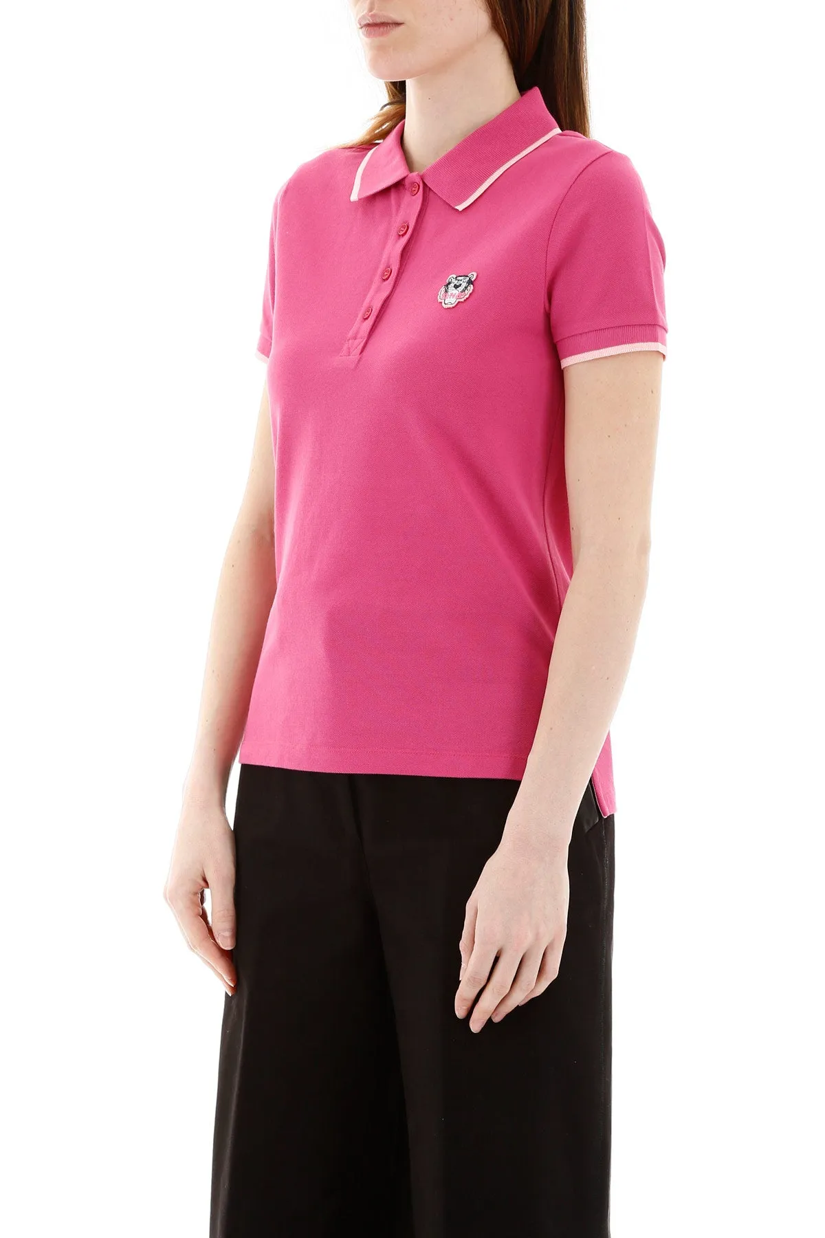 Kenzo Tiger Embroidered Polo Shirt