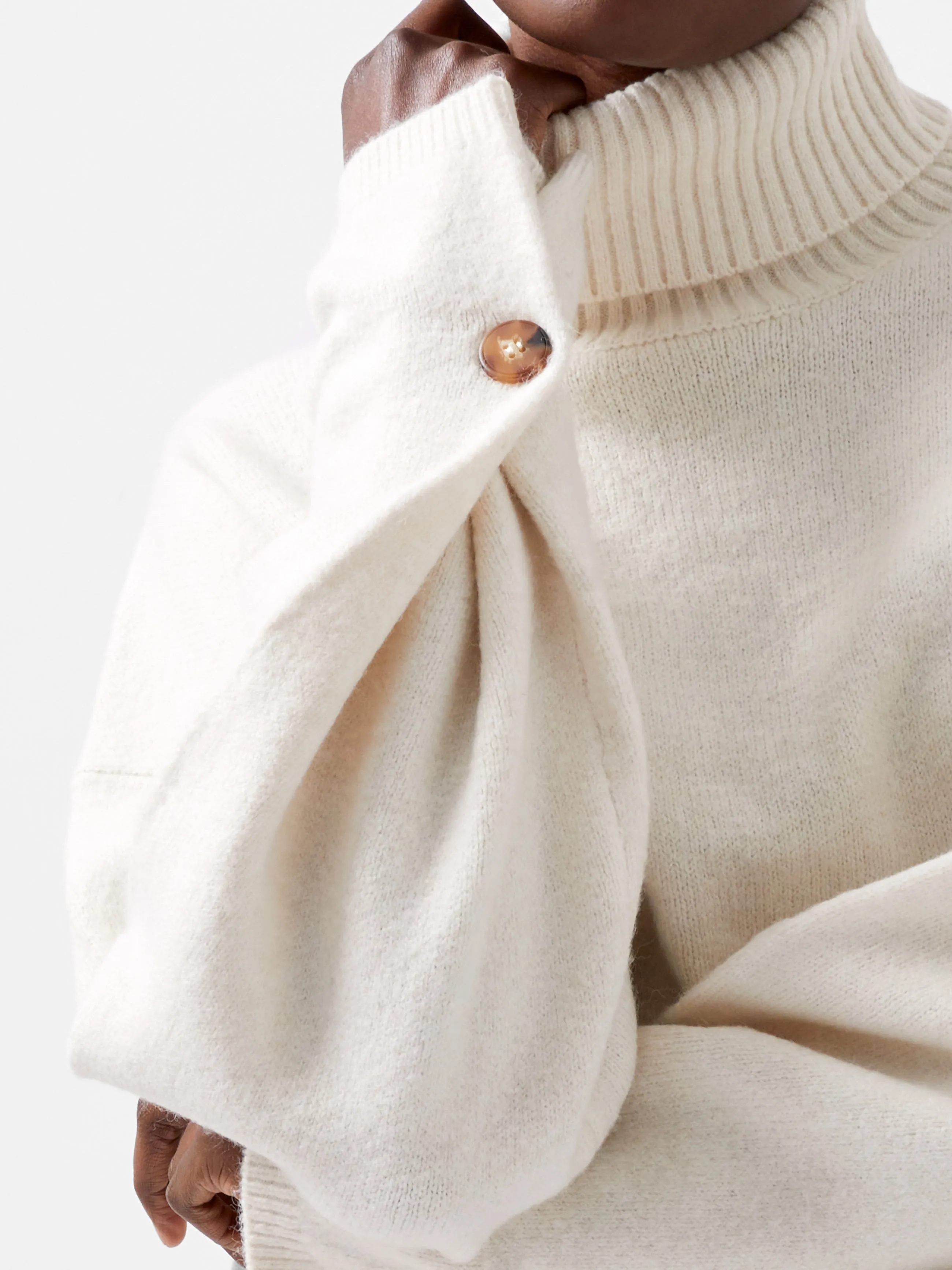 Kezia Sustainable Ribbed Turtleneck Sweater