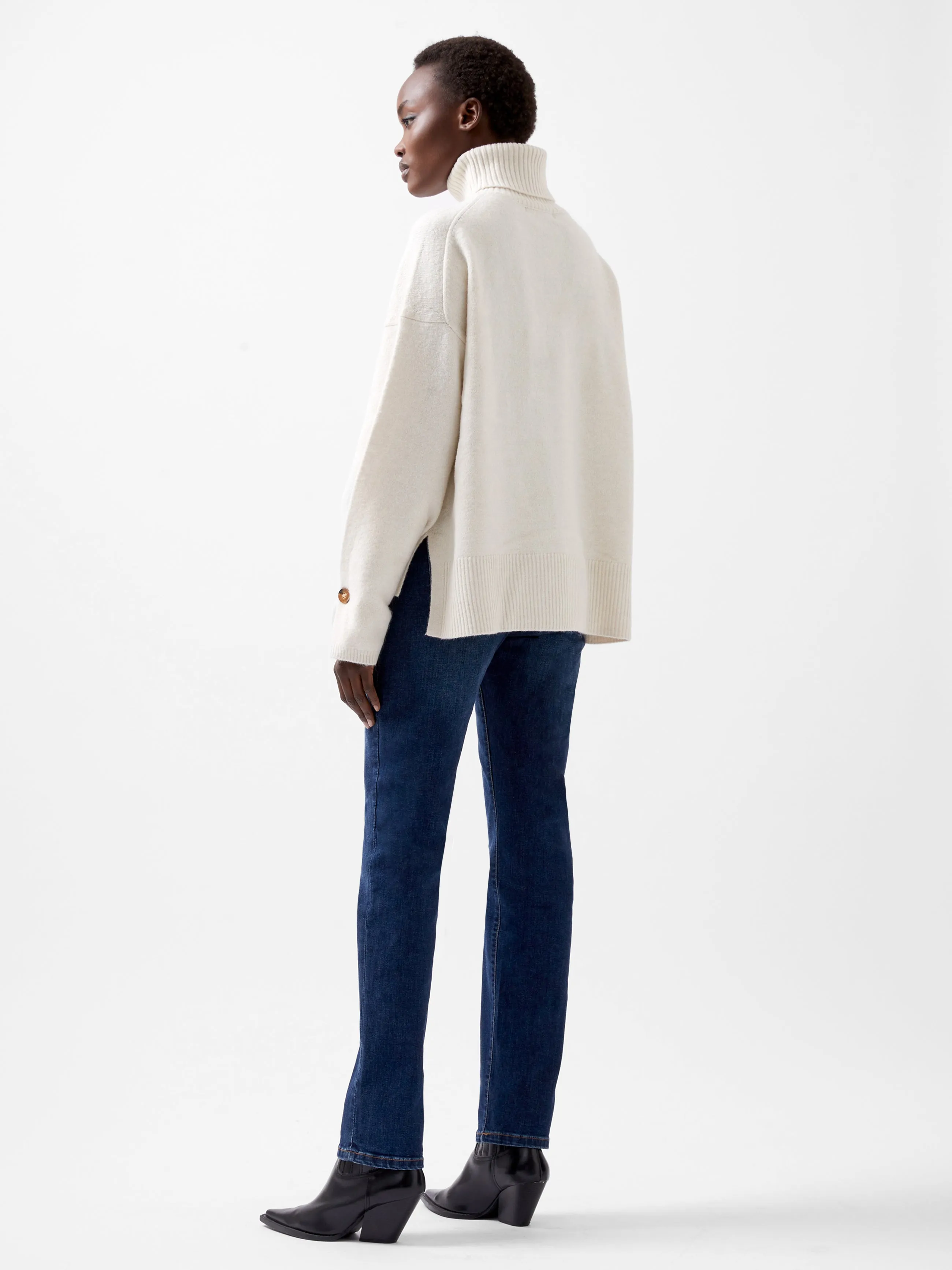 Kezia Sustainable Ribbed Turtleneck Sweater