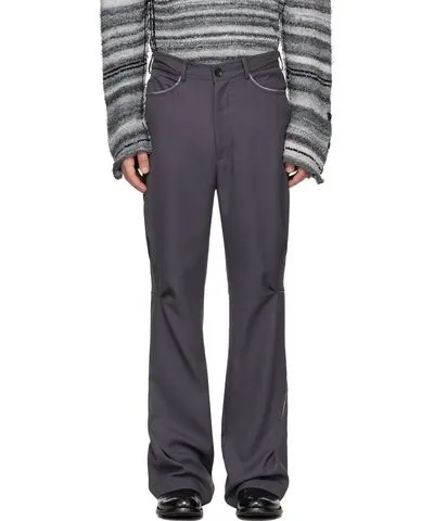 Kiko Kostadinov Gray Ohne K-Dart Trousers