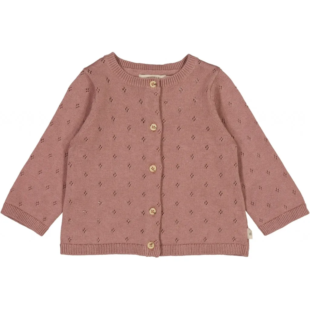 Knit Cardigan Maia - powder brown