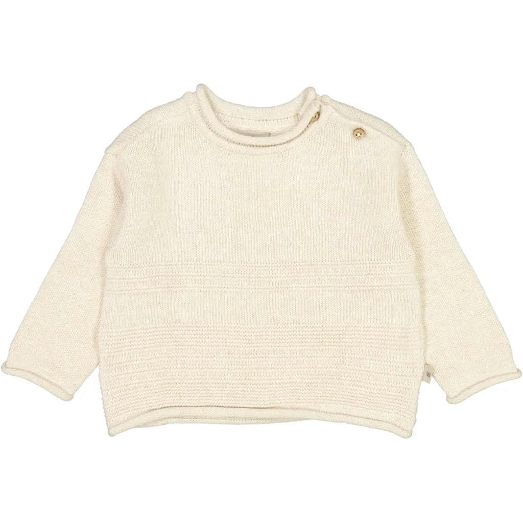 Knit Pullover Gunnar - cloud melange