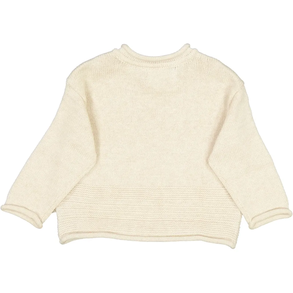 Knit Pullover Gunnar - cloud melange