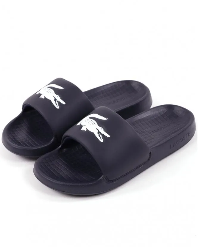 Lacoste Serve Slides Navy/White