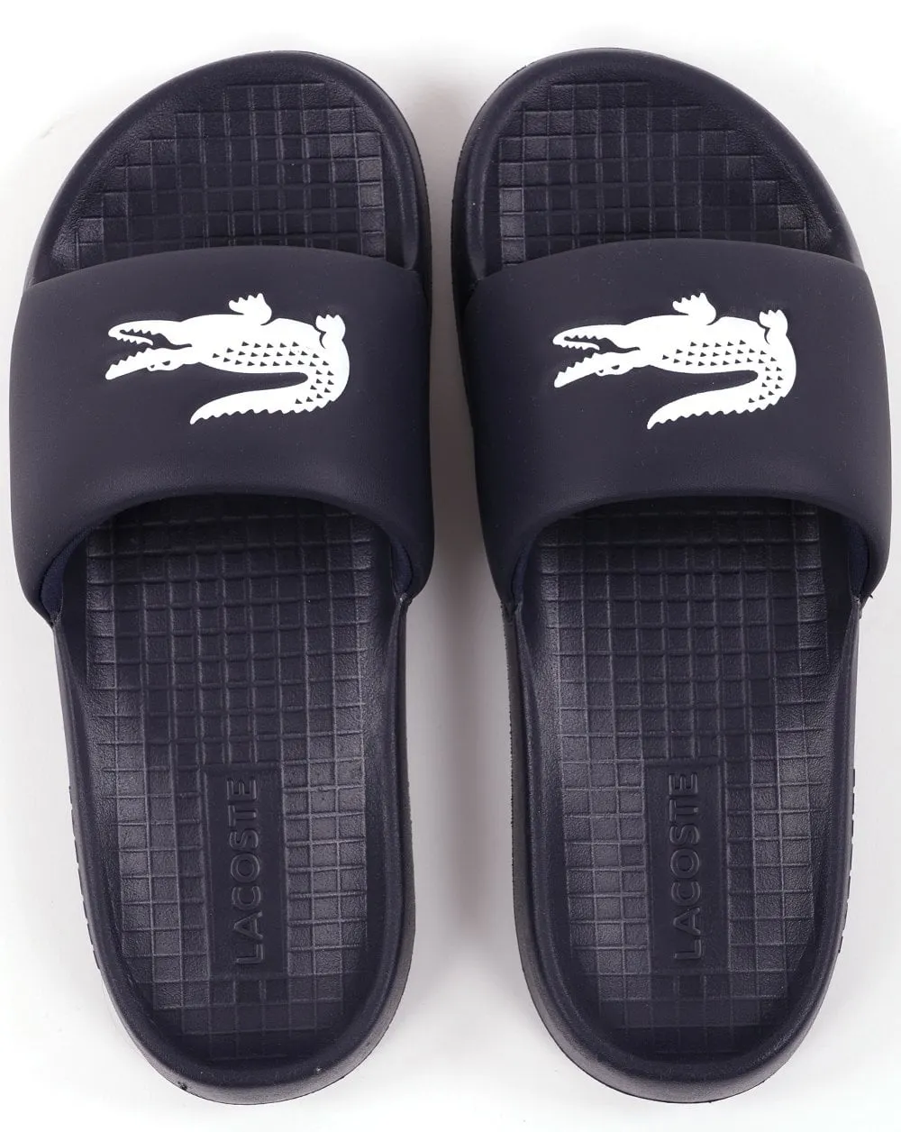 Lacoste Serve Slides Navy/White