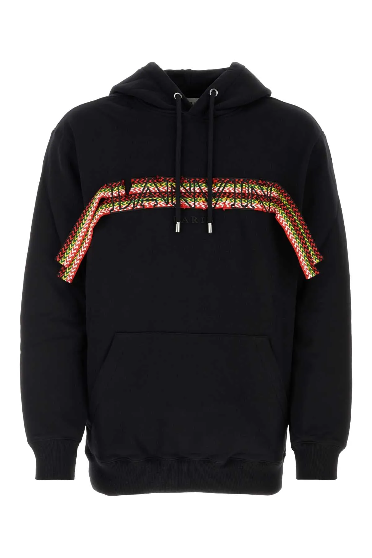 Lanvin Black Cotton Stretch Sweatshirt