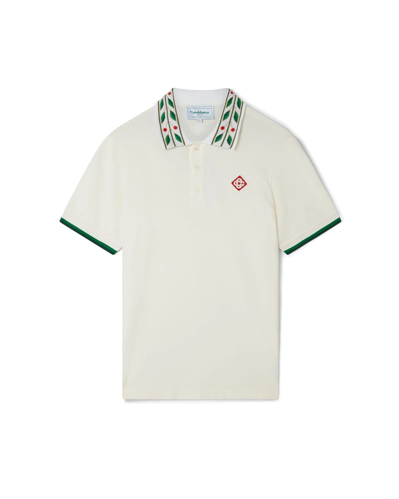 --Laurel Pique Polo Shirt-