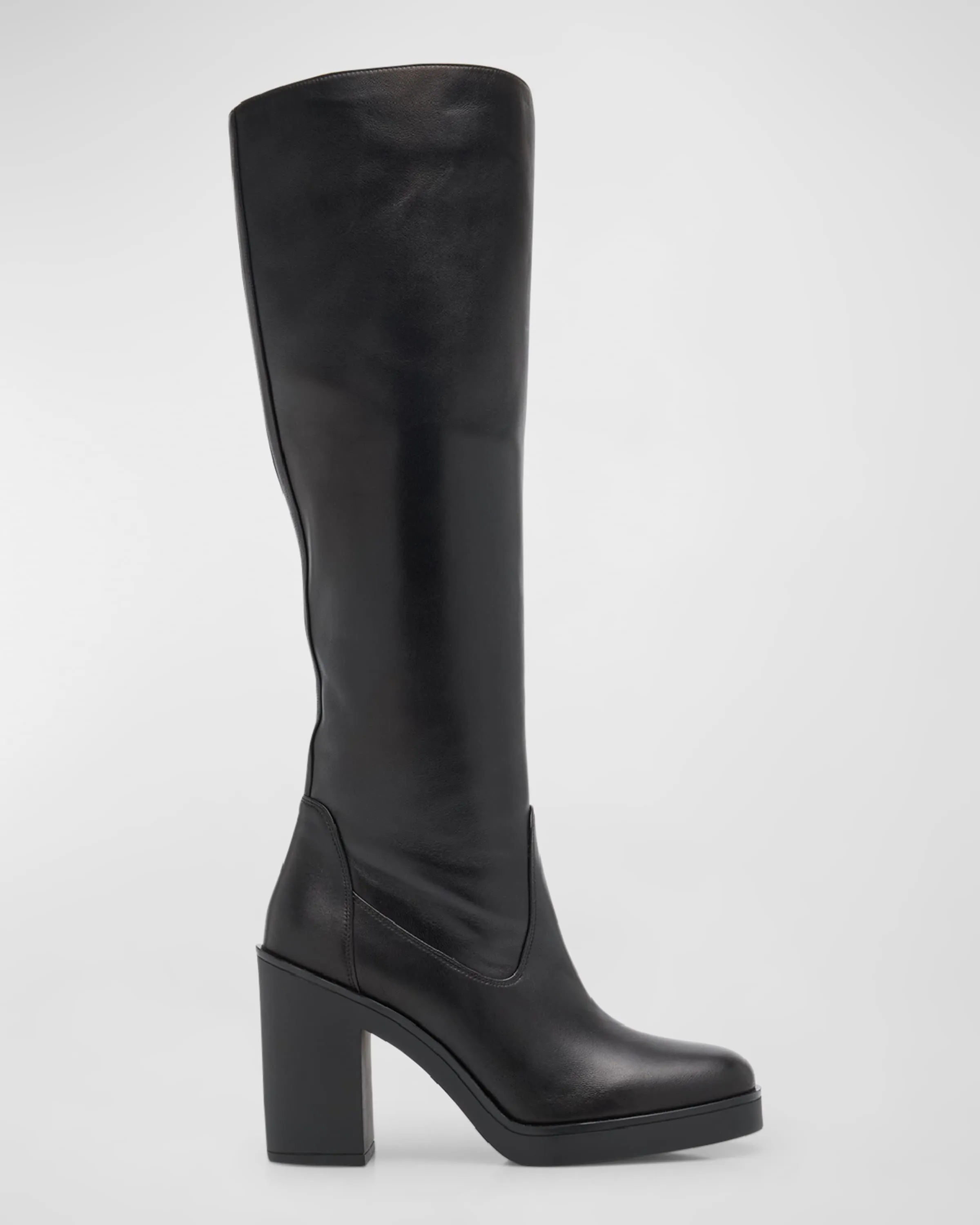 Leather Knee Boots