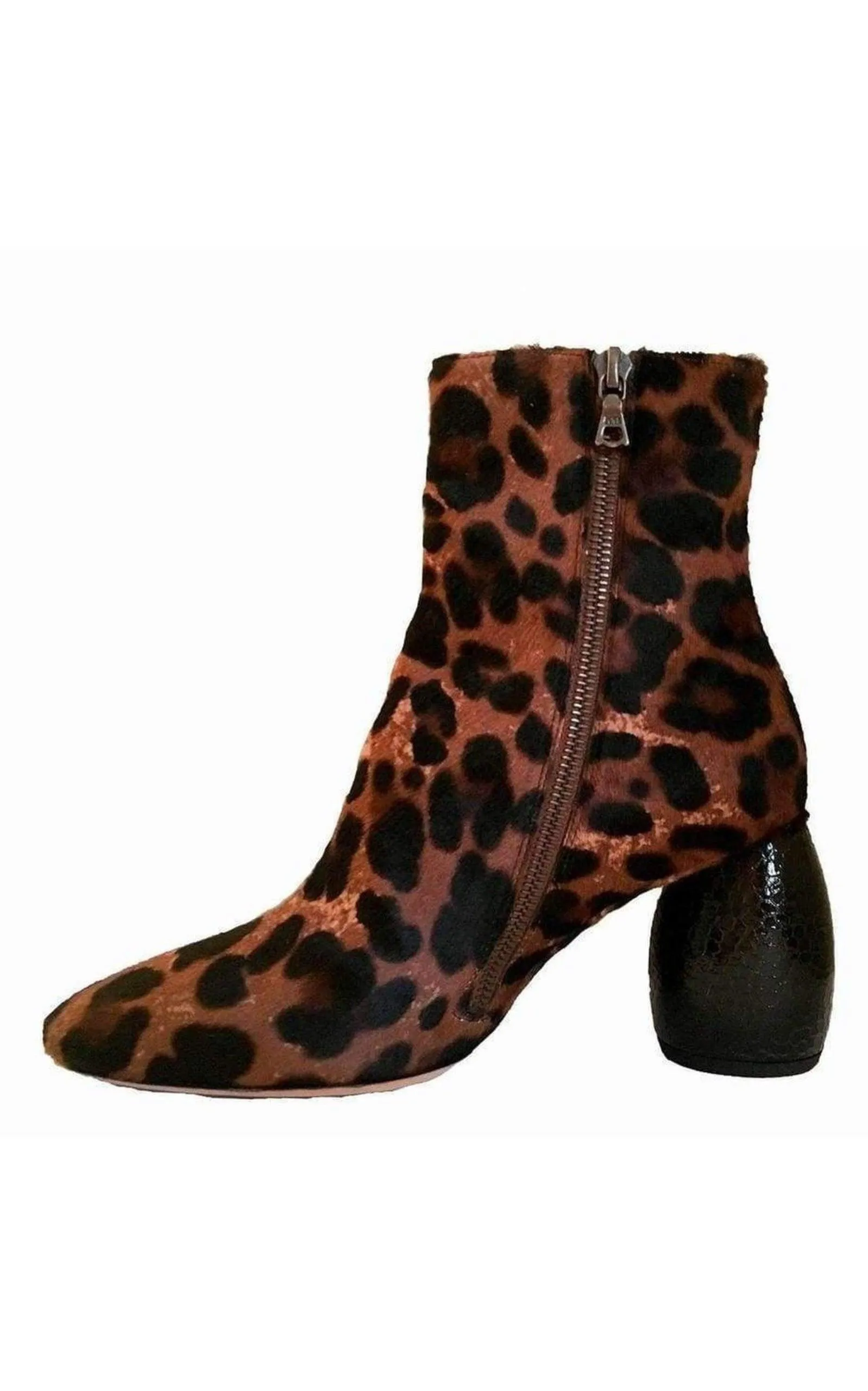 Leopard Calf Leather Boot