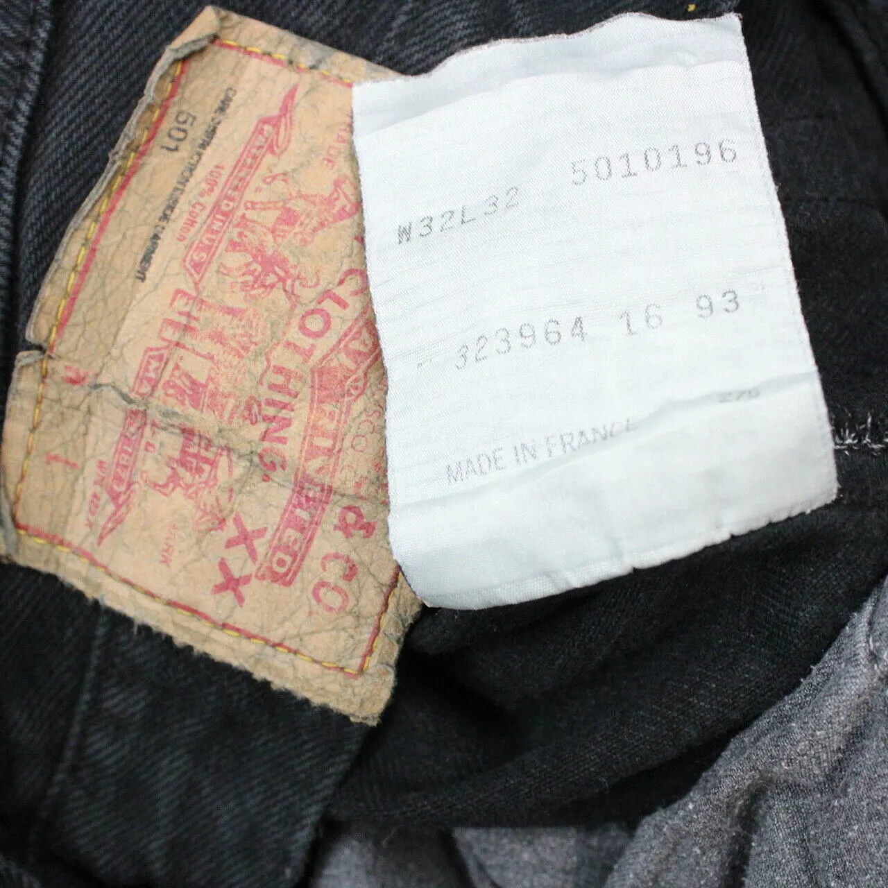 LEVIS 501 Jeans Black | W32 L32