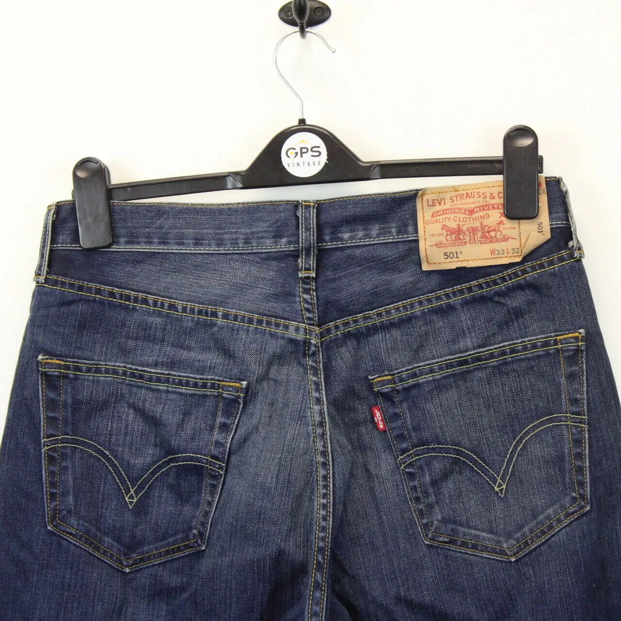 LEVIS 501 Jeans Dark Blue | W32 L32