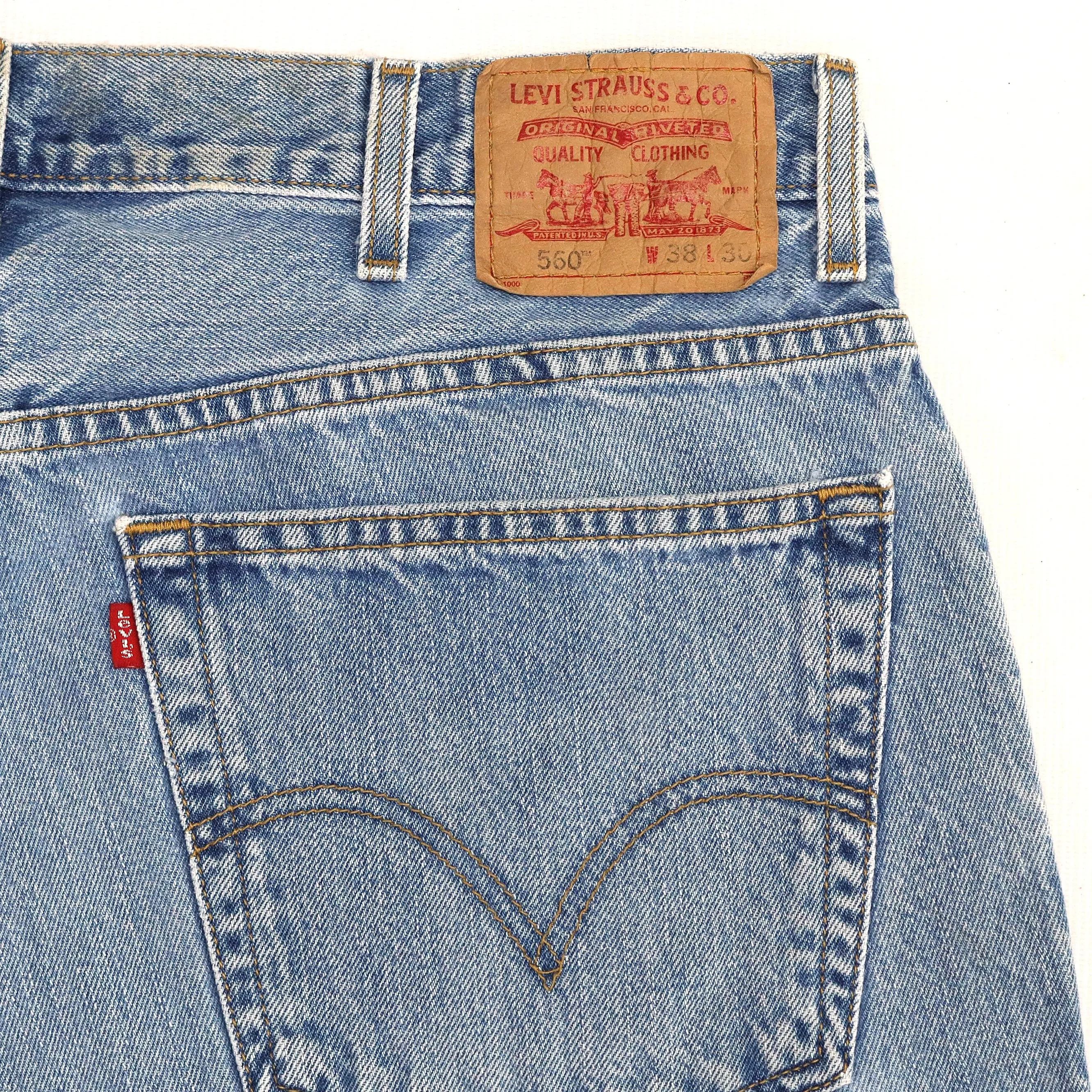 Levi's 560 Baggy Blue Jeans