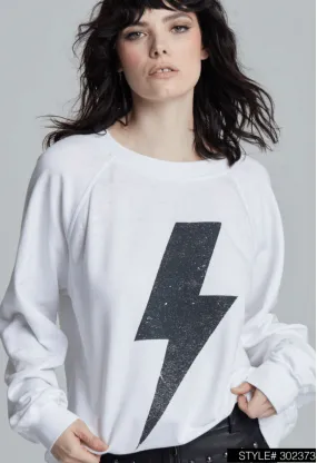 Lightning Bolt Printed Top