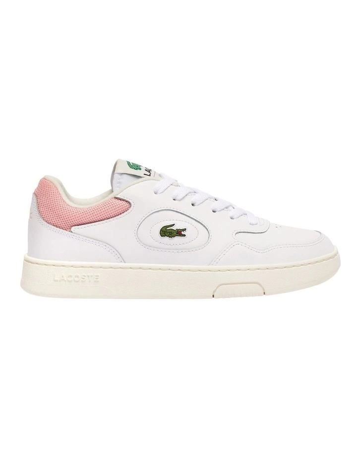 Lineset Sneakers in White/Pink