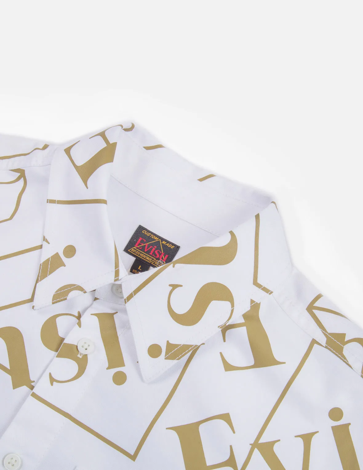 Logo Monogram Print Oxford Shirt