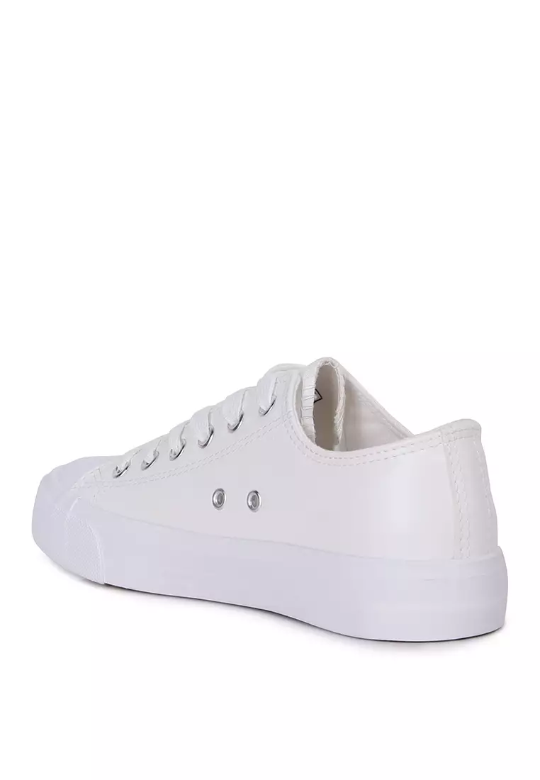 London Rag White Canvas Sneakers