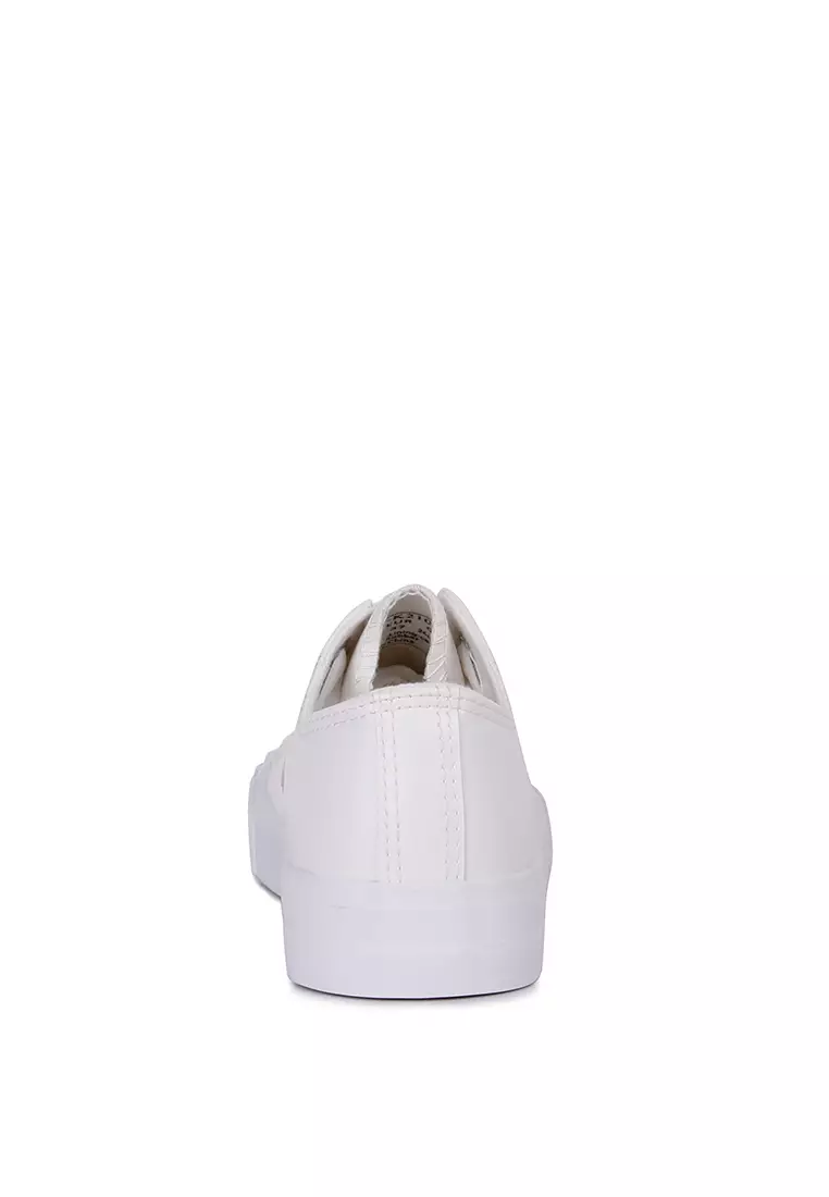 London Rag White Canvas Sneakers