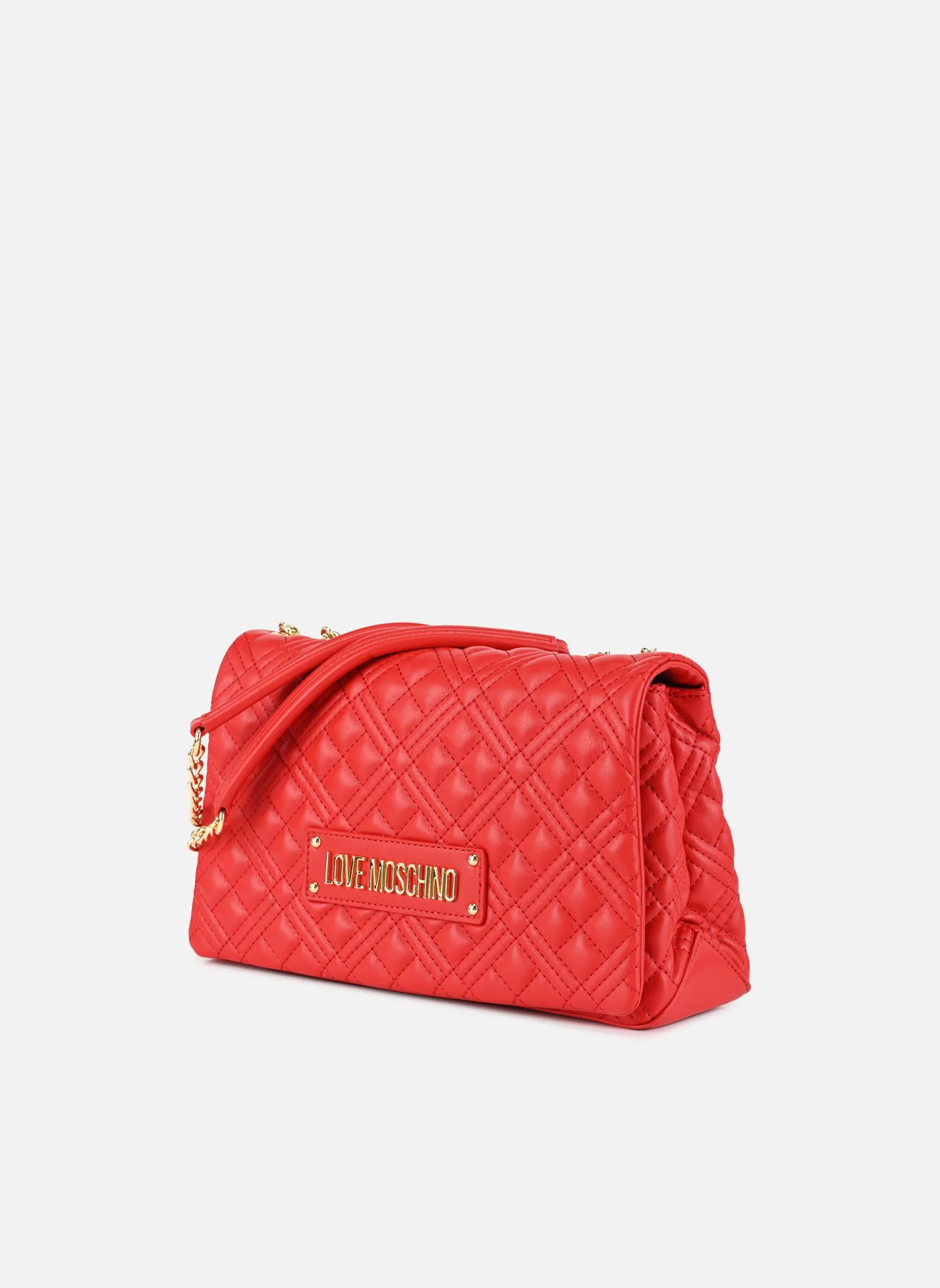 Red Quilted Bag JC4230PP0I by Love Moschino