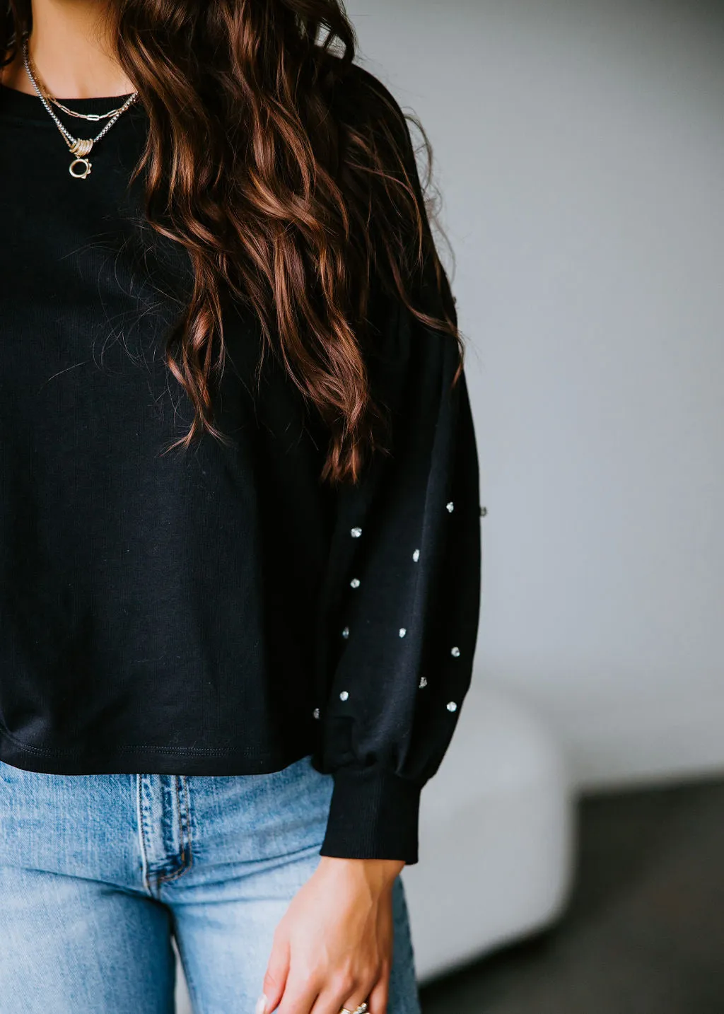 Luey Rhinestone Sweatshirt