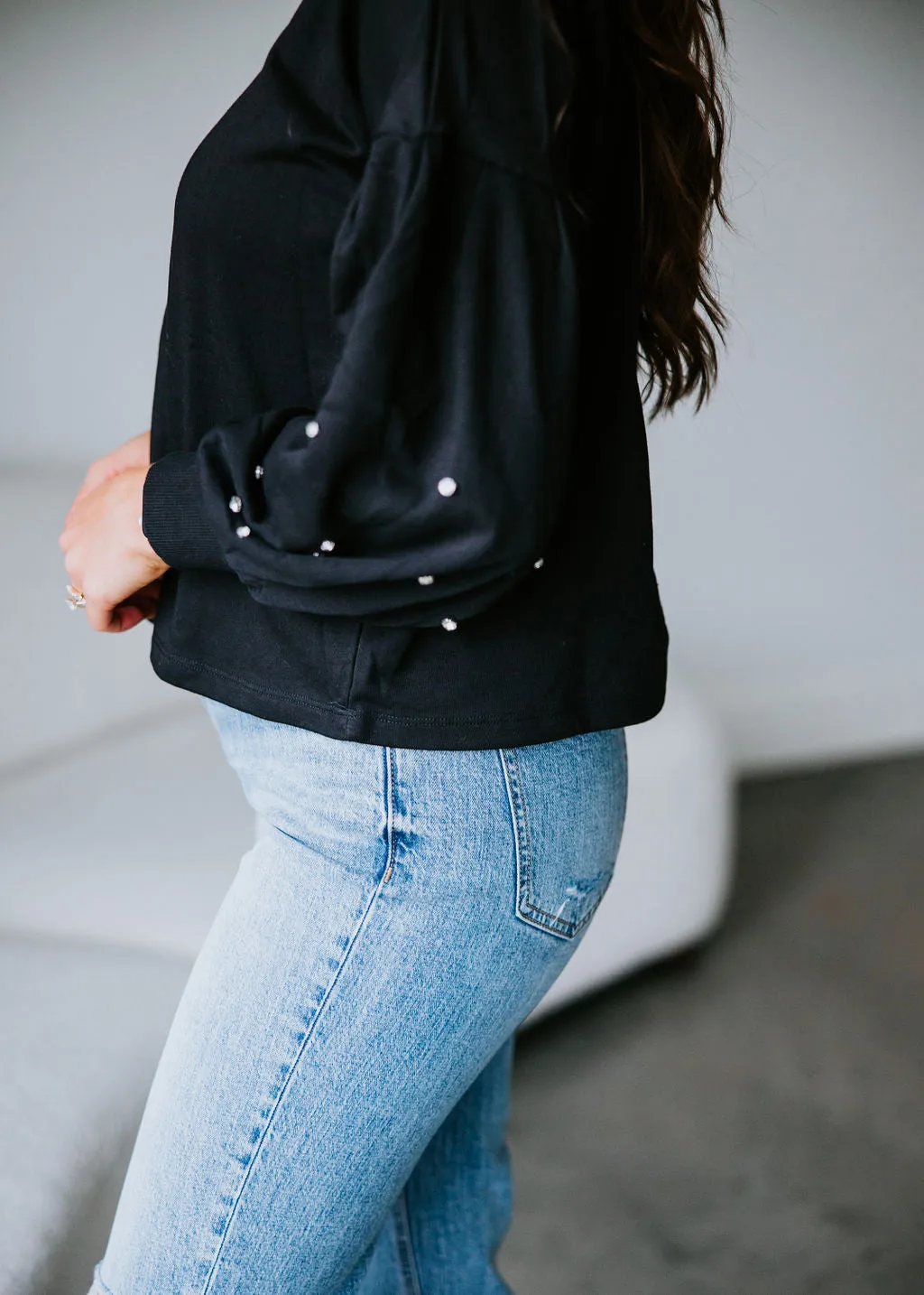 Luey Rhinestone Sweatshirt