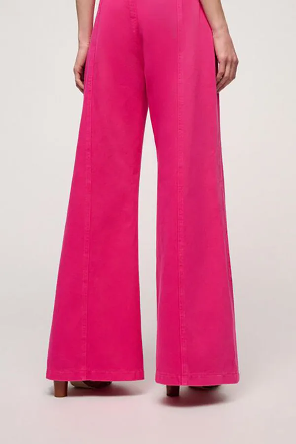 Luisa Spagnoli ARENARIA PINK FLARE TROUSERS