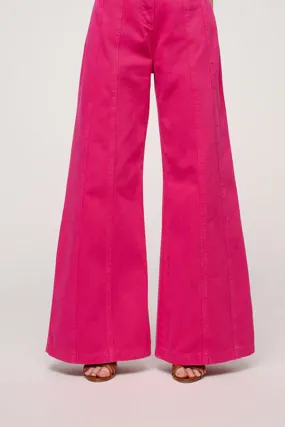 Luisa Spagnoli ARENARIA PINK FLARE TROUSERS