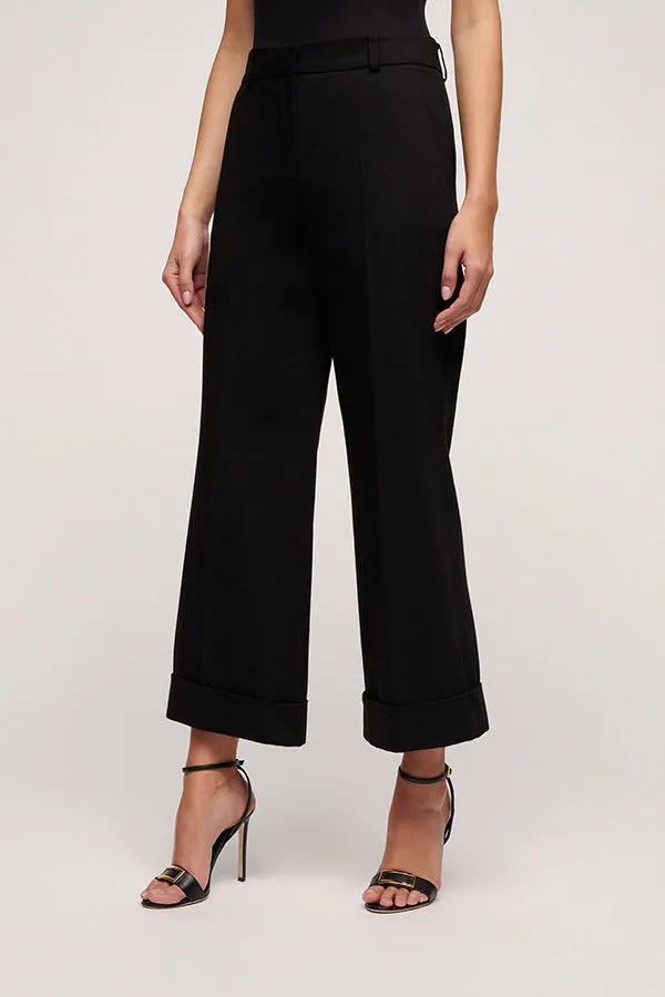 Luisa Spagnoli ATTRAZIONE A CROPPED FLARED TROUSERS