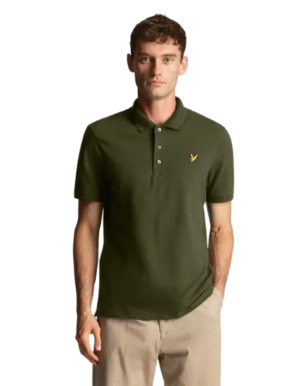 Lyle & Scott Green Military Polo