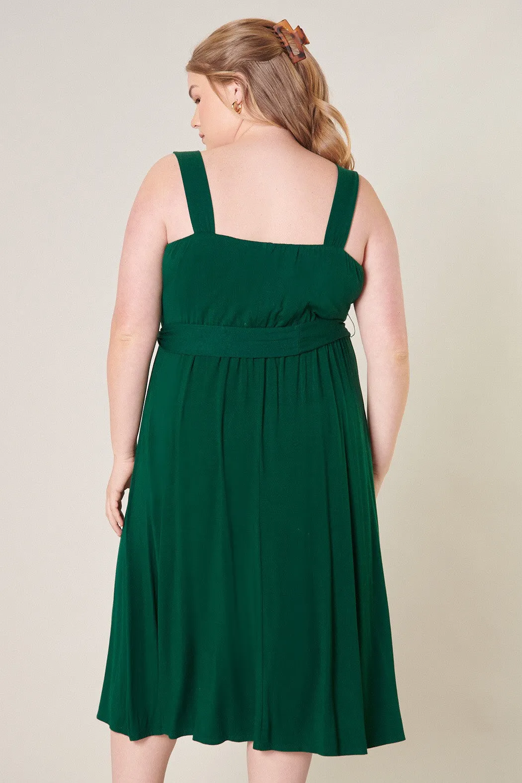 Mariana Midi Sleeveless Jersey Knit Dress Curve