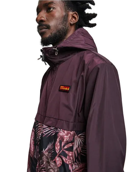 Maroon Double-Hood Jacket