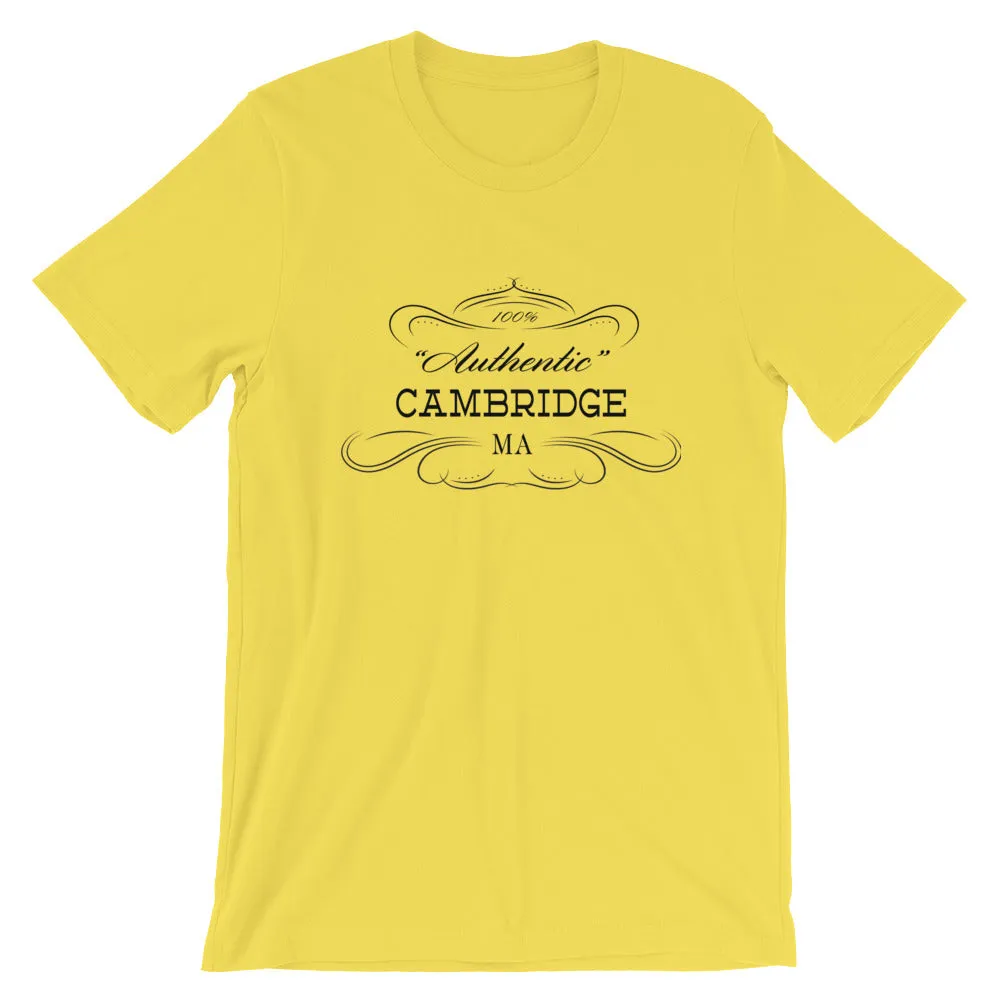 Cambridge Massachusetts Short-Sleeve T-Shirt Unisex Authentic