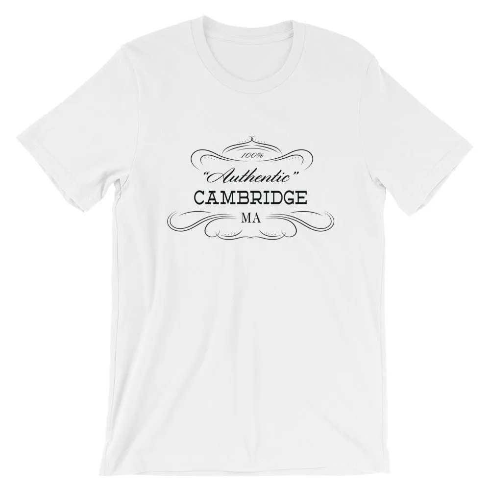 Cambridge Massachusetts Short-Sleeve T-Shirt Unisex Authentic