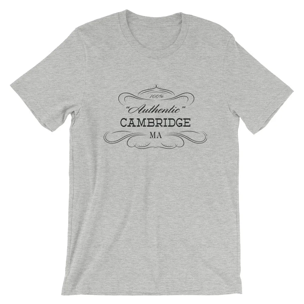 Cambridge Massachusetts Short-Sleeve T-Shirt Unisex Authentic