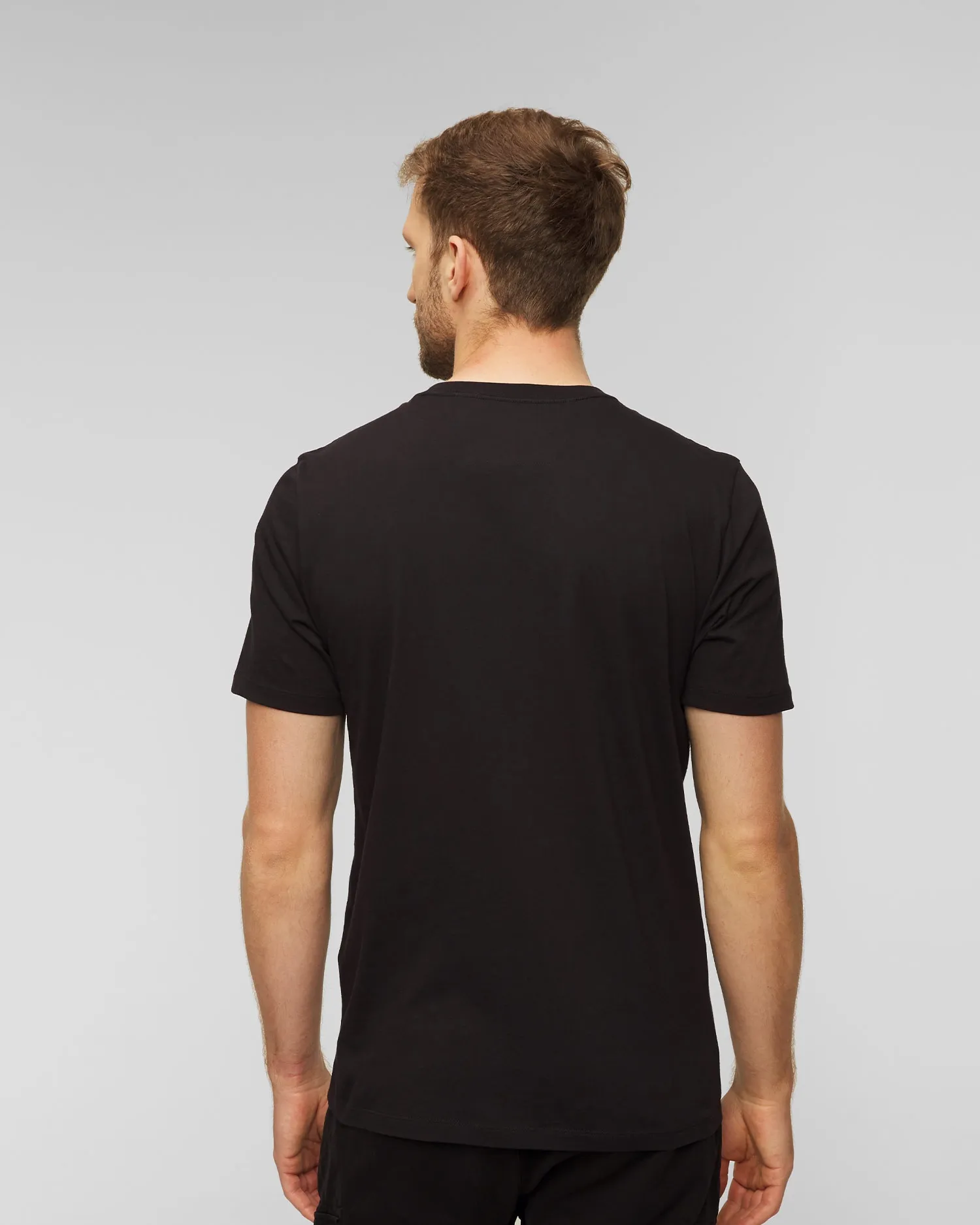 Men's black t-shirt C.P. Company 15cmts238a005100w-999