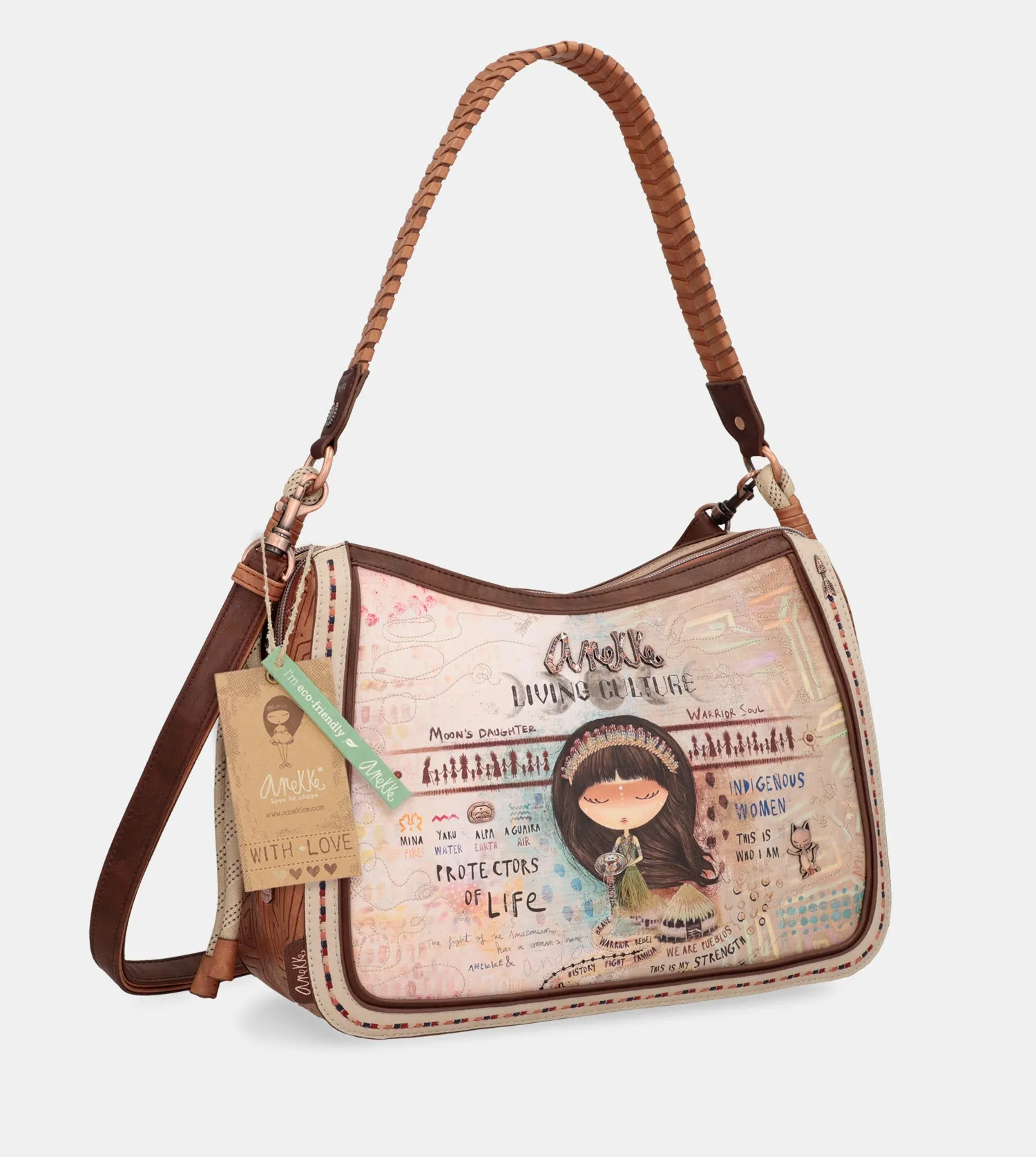 Menire crossbody bag with shoulder strap