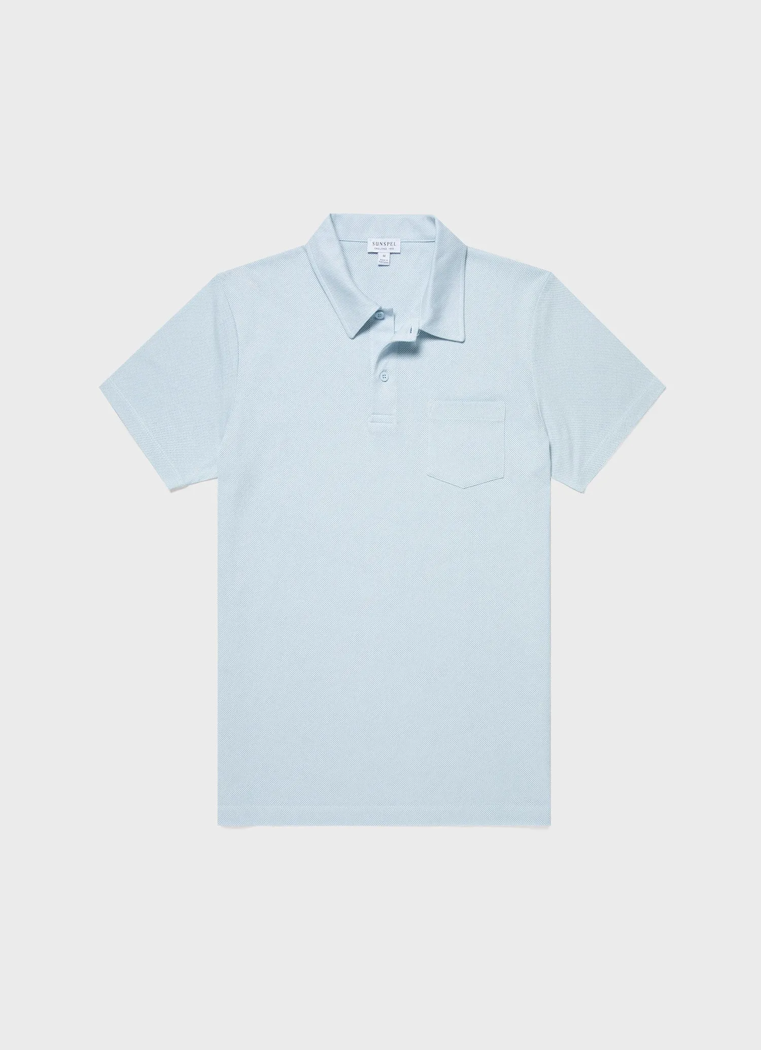 Light Blue Men's Riviera Polo Shirt