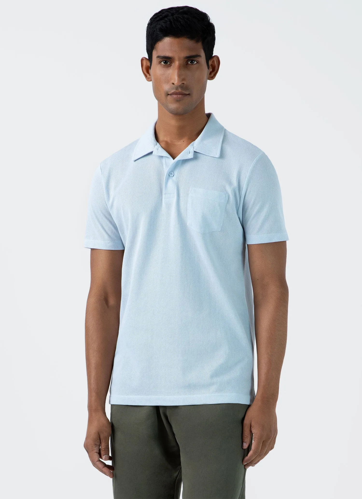 Light Blue Men's Riviera Polo Shirt