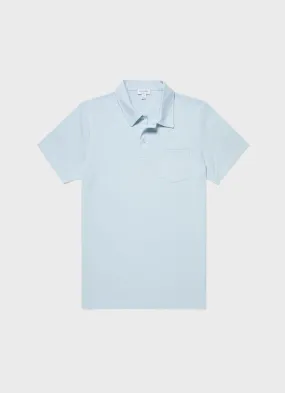 Light Blue Men's Riviera Polo Shirt