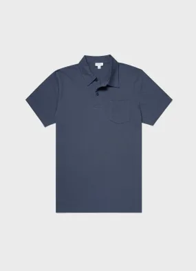 Men's Riviera Polo Shirt in Slate Blue