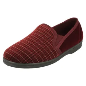 Mens Checkered Pattern Full Slippers - Ryan