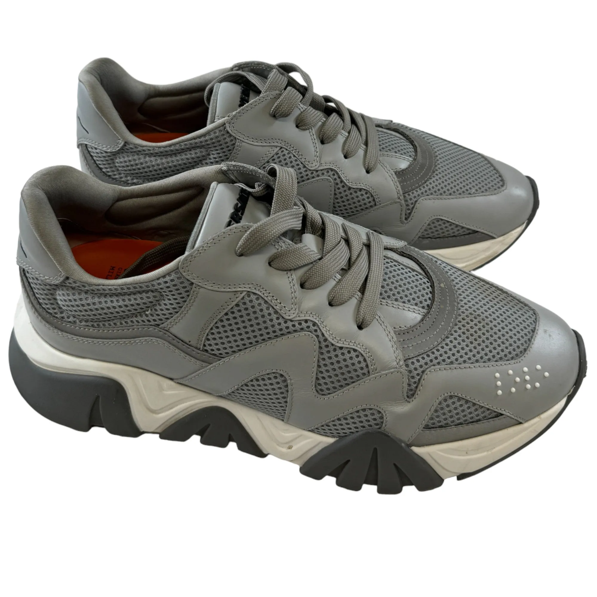 Men's Grey Squalo Run Shoes EU 43 UK 9